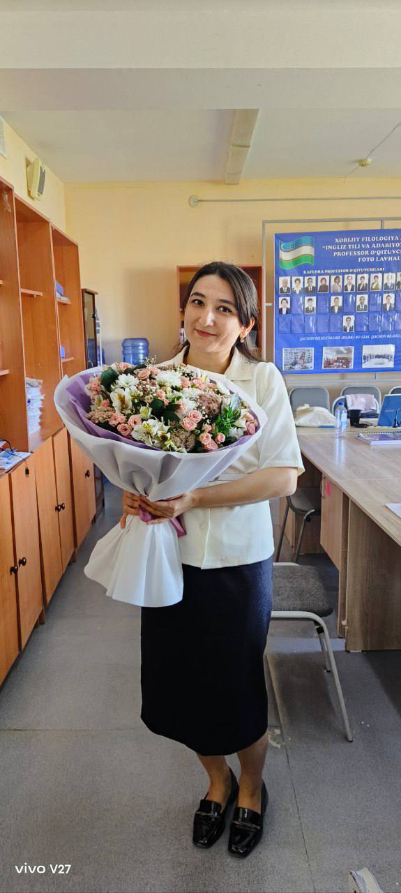 Urganch Davlat Universiteti-Dusmetova Saodatjon Murodovna